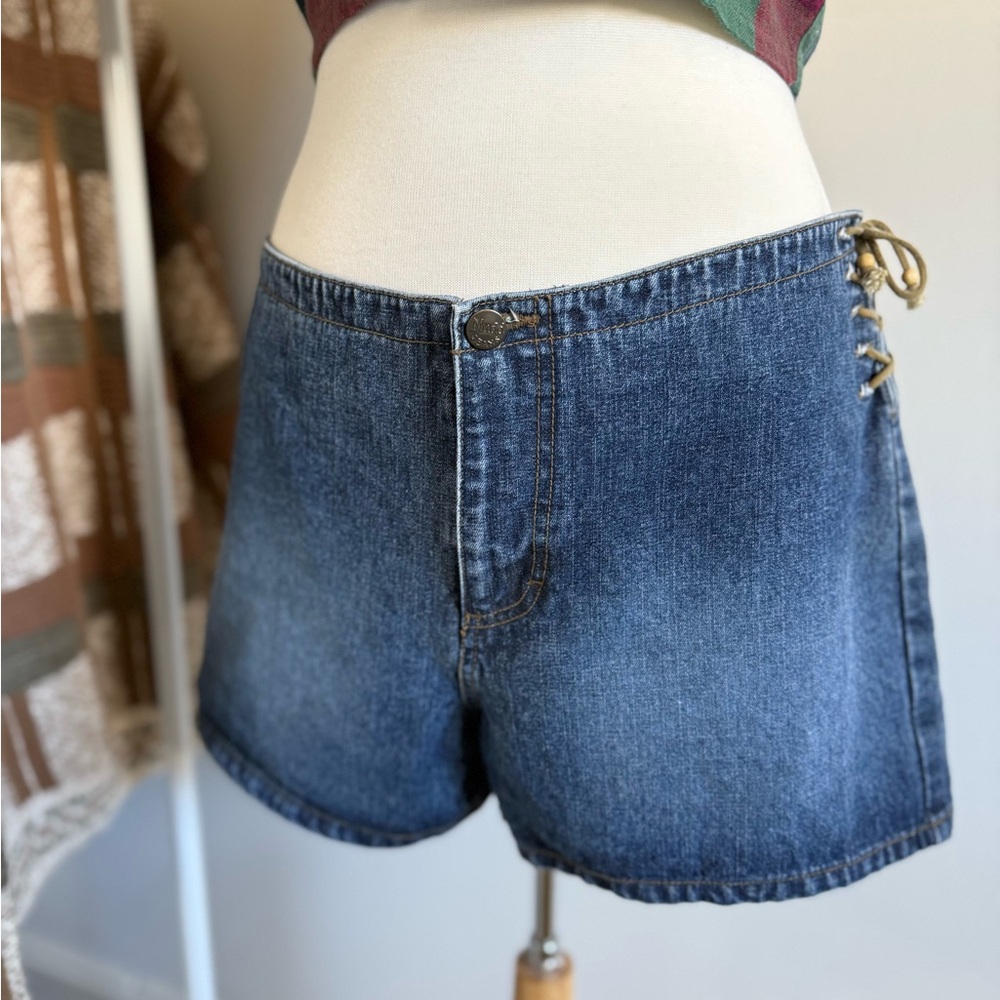 Vintage Mudd lace up Jean Shorts